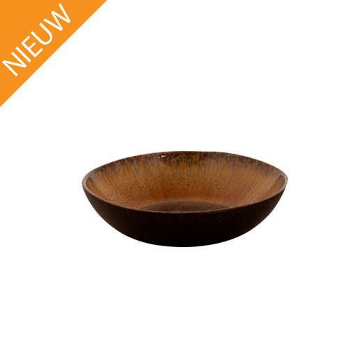 Coupebord Gold Brown, Ø 21 cm