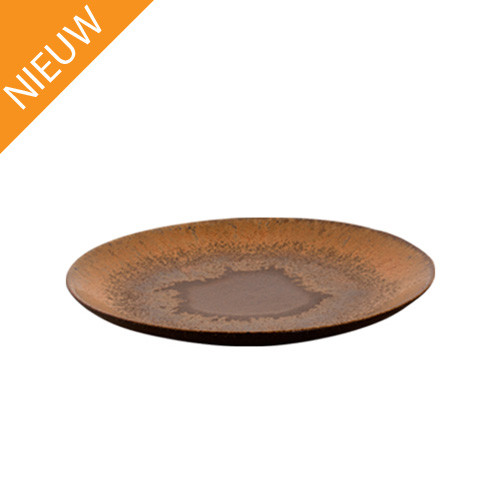 Bord Gold Brown, Ø 27 cm
