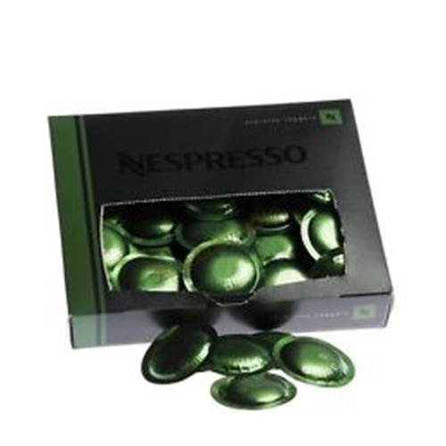 Doos koffie capsules Nespresso Espresso Leggero H man horecaverhuur
