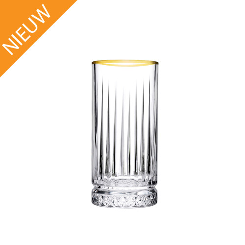 Longdrink Elysia, gouden rand, 28 cl