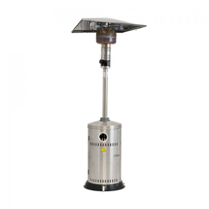 Patio heater rond, RVS, 230cm hoog Heaters Buitenverwarming