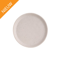 Bord melamine Stone Vanille, Ø 20 cm Bord melamine Stone Vanille, Ø 20 cm