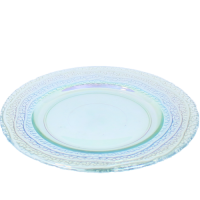 Bordje Rainbow glas, Ø 20 cm. Bordje Rainbow glas, Ø 20 cm.