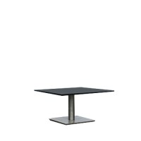 Salontafel Pieter, met hoogglans dun zwart blad, lxb 70x70 c Salontafel Pieter, met hoogglans dun zwart blad, lxb 70x70 c