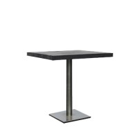 Dinertafel Pieter, met zwart Industrial MDF blad, lxb 80 cm. Dinertafel Pieter, met zwart Industrial MDF blad, lxb 80 cm.