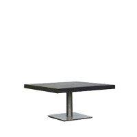 Salontafel Pieter, met zwart Industrial MDF blad, lxb 80x80 Salontafel Pieter, met zwart Industrial MDF blad, lxb 80x80