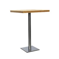 Statafel Pieter, met Bamboe blad, lxb 80x80 cm. Statafel Pieter, met Bamboe blad, lxb 80x80 cm.