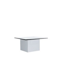 Salontafel Jasper wit, met dun hg wit blad Salontafel Jasper wit, met dun hg wit blad