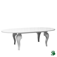 Louis zittafel lang ovaal, wit Louis zittafel lang ovaal, wit