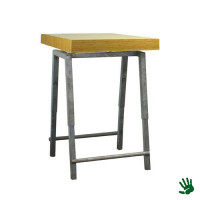 Bamboo statafel, met Steel onderstel Bamboo statafel, met Steel onderstel