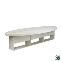 Highlight zittafel ovaal wit Highlight zittafel ovaal wit