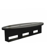 Highlight zittafel ovaal, zwart Highlight zittafel ovaal, zwart