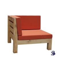Oak Outdoor loungebank hoekdeel, oranje Oak Outdoor loungebank hoekdeel, oranje