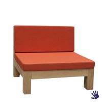 Oak Outdoor loungestoel, oranje Oak Outdoor loungestoel, oranje