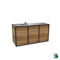 Hot metal buffet 2.0, met spoelbak Hot metal buffet 2.0, met spoelbak