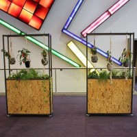 Hot Metal roomdivider, incl. bovenbouw Hot Metal roomdivider, incl. bovenbouw