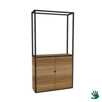 Hot Metal roomdivider, incl. bovenbouw Hot Metal roomdivider, incl. bovenbouw