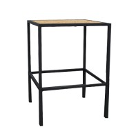 Hot Metal statafel, 60x60 cm, met OSB blad Hot Metal statafel, 60x60 cm, met OSB blad