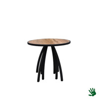 Hot Metal zittafel, rond, 8 potig Hot Metal zittafel, rond, 8 potig