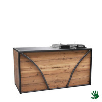 Hot metal buffet, met 2 chafing dishes 1/1 GN Hot metal buffet, met 2 chafing dishes 1/1 GN