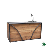 Hot metal buffet, met biertap evenementenzuil Hot metal buffet, met biertap evenementenzuil