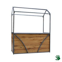 Hot Metal kraam met RVS of zwart blad Hot Metal kraam met RVS of zwart blad