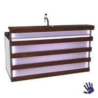 Bar John, incl. LED verlichting, met biertap Bar John, incl. LED verlichting, met biertap