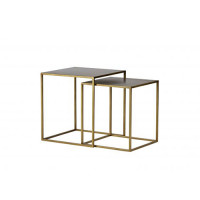 Home - Bijzettafels brass goud, metaal, 2 Home - Bijzettafels brass goud, metaal, 2