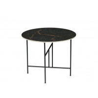 Home - Bijzettafel rond, marble black Home - Bijzettafel rond, marble black