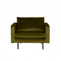 Home - Fauteuil, olive green, velvet Home - Fauteuil, olive green, velvet