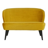 Home - Bankje, Yellow Velvet Home - Bankje, Yellow Velvet