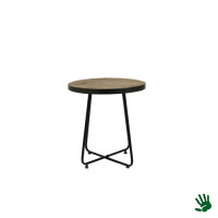 Home - Bijzettafel zwart-hout Home - Bijzettafel zwart-hout