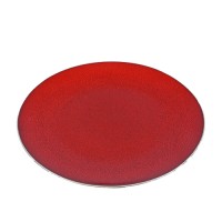 Bord Lava rood, Ø 21.5 cm. Bord Lava rood, Ø 21.5 cm.
