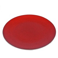 Bord Lava rood, Ø 27 cm. Bord Lava rood, Ø 27 cm.