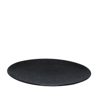 Dinerbord reliëf Ø 27,5 cm, zwart Dinerbord reliëf Ø 27,5 cm, zwart