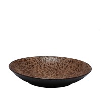 Diepbord reliëf Ø 25,5 cm, bruin Diepbord reliëf Ø 25,5 cm, bruin