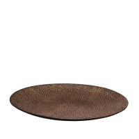 Dinerbord reliëf Ø 27,5 cm, bruin Dinerbord reliëf Ø 27,5 cm, bruin