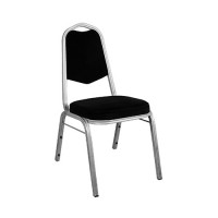 Stoel Carbonno zwart, met aluminium frame Stoel Carbonno zwart, met aluminium frame