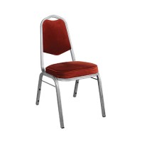 Stoel Robino bordeaux rood, met aluminium frame Stoel Robino bordeaux rood, met aluminium frame