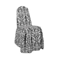 Stoel Carbonno, met stoelhoes wit-barok Stoel Carbonno, met stoelhoes wit-barok