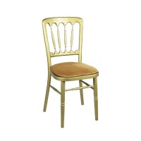 Stoel Napoleon goud, met gouden zitting Stoel Napoleon goud, met gouden zitting
