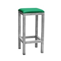 Monaco kruk hoog, met groen kussen Monaco kruk hoog, met groen kussen