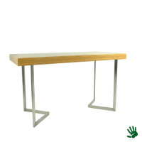 Bamboo statafel lang, met V-vorm onderstel Bamboo statafel lang, met V-vorm onderstel