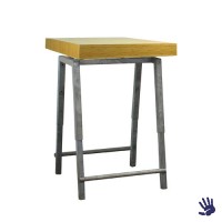 Bamboo statafel, met Steel onderstel Bamboo statafel, met Steel onderstel