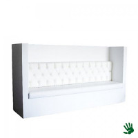 White Heaven gecapitonneerde lounge bank White Heaven gecapitonneerde lounge bank