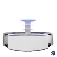 White Heaven ronde bar wit (met dichte panelen) White Heaven ronde bar wit (met dichte panelen)