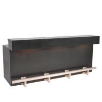 Black Velvet bardeel, met LED verlichting Black Velvet bardeel, met LED verlichting