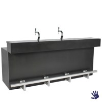 Black Velvet bardeel, met 2 mobiele taps Black Velvet bardeel, met 2 mobiele taps