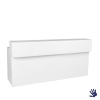 Unow buffet / bar, met wit blad, wit opzetstuk en verlichting Unow buffet / bar, met wit blad, wit opzetstuk en verlichting