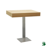 Oak statafel, met RVS onderstel Oak statafel, met RVS onderstel